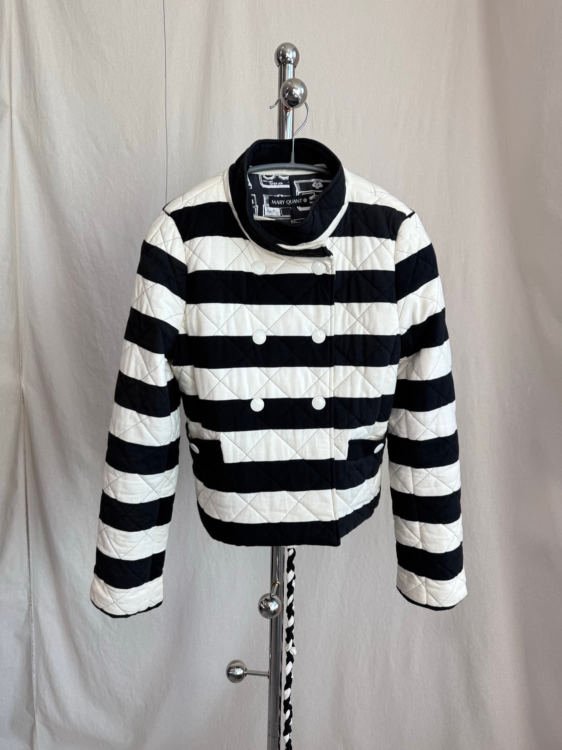 Mary Quant 스트라이프 퀼팅 자켓 상품이미지2