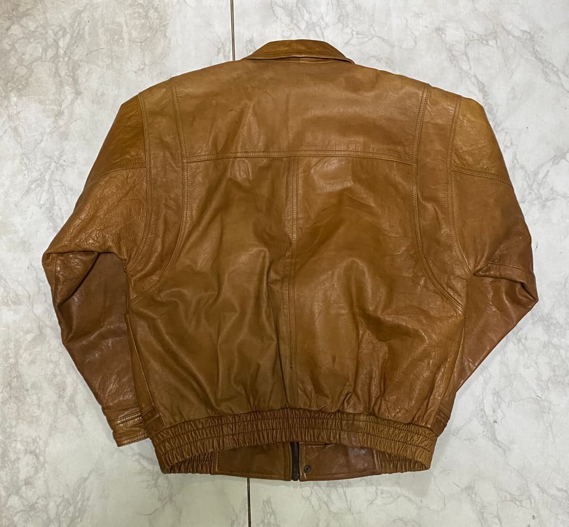 빈티지 가죽 자켓 사이즈 100 상품이미지3