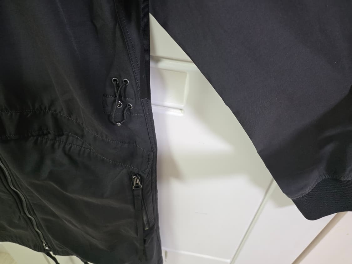 자라 피쉬테일 파카 재킷 블랙 언발 롱자켓 남성 M
 상품이미지8