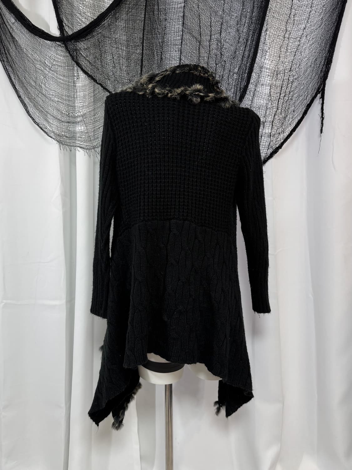 fur long cardigan 상품이미지4