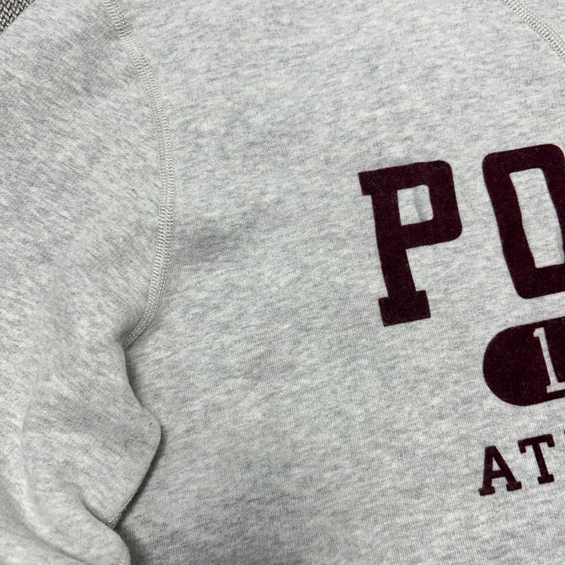 폴로 스펠아웃 그레이 맨투맨(L) 상품이미지5