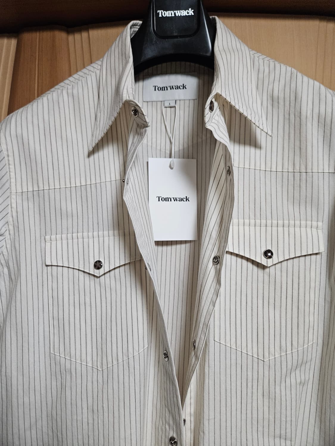 토니웩 로우컷 스트라이프 반팔 셔츠 상품이미지4