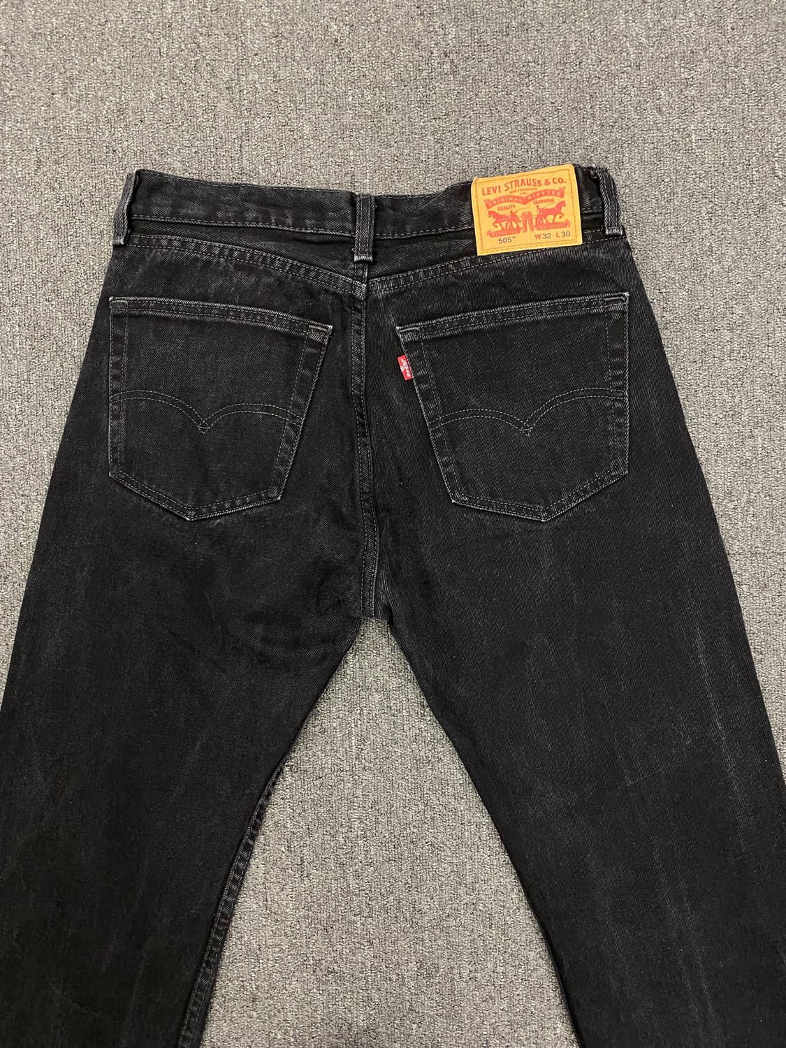 Levis 리바이스 505 흑청 데님팬츠 상품이미지7