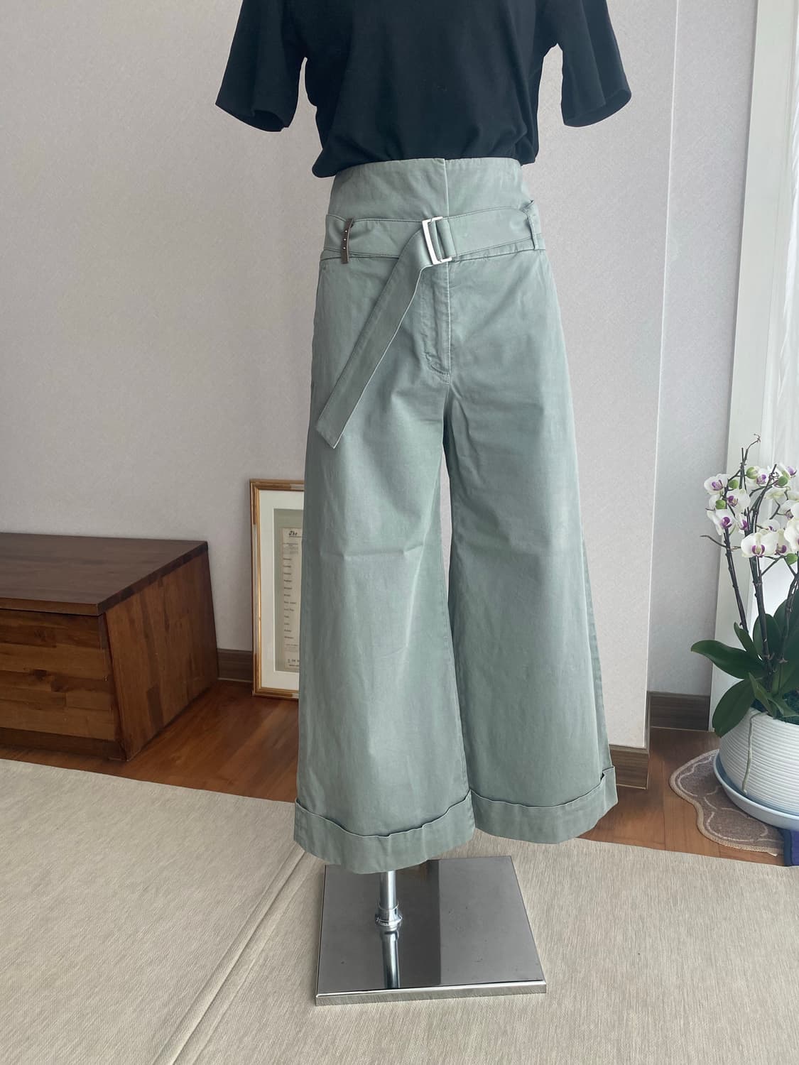 PESERICO 페세리코 크롭 코튼슬랙스(40) 상품이미지4