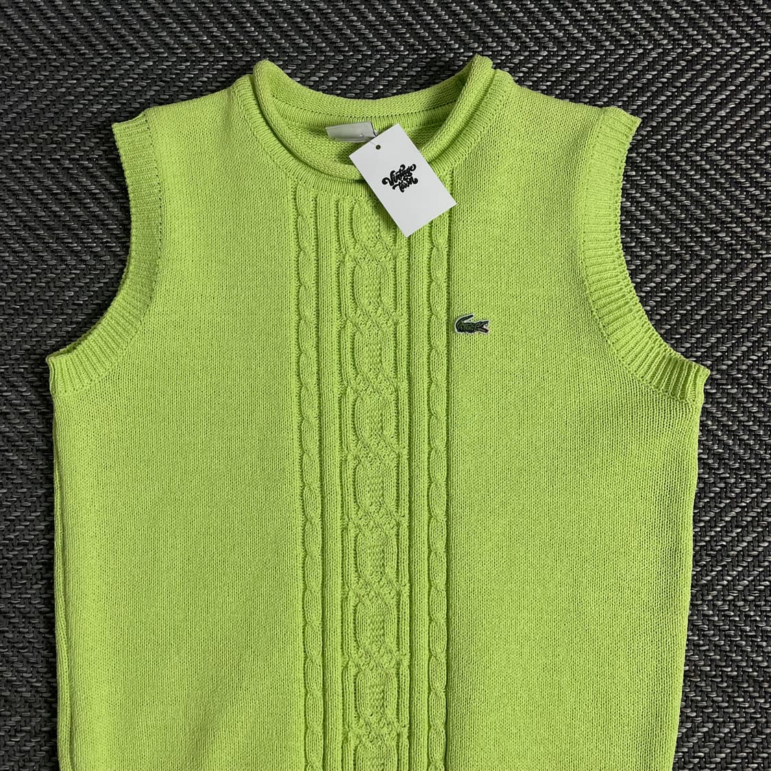 라코스테 우먼스 아카이브 니트 베스트o 2856 상품이미지2