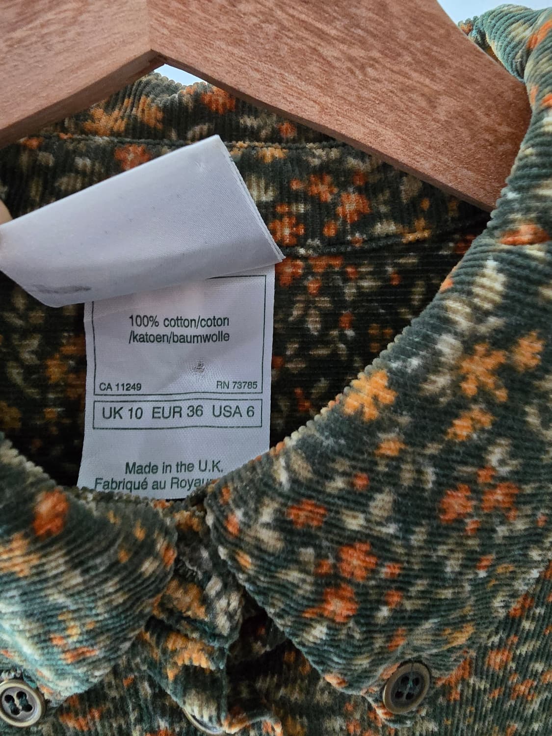 빈티지 로라애슐리 코듀로이 원피스 (UK10) 상품이미지8