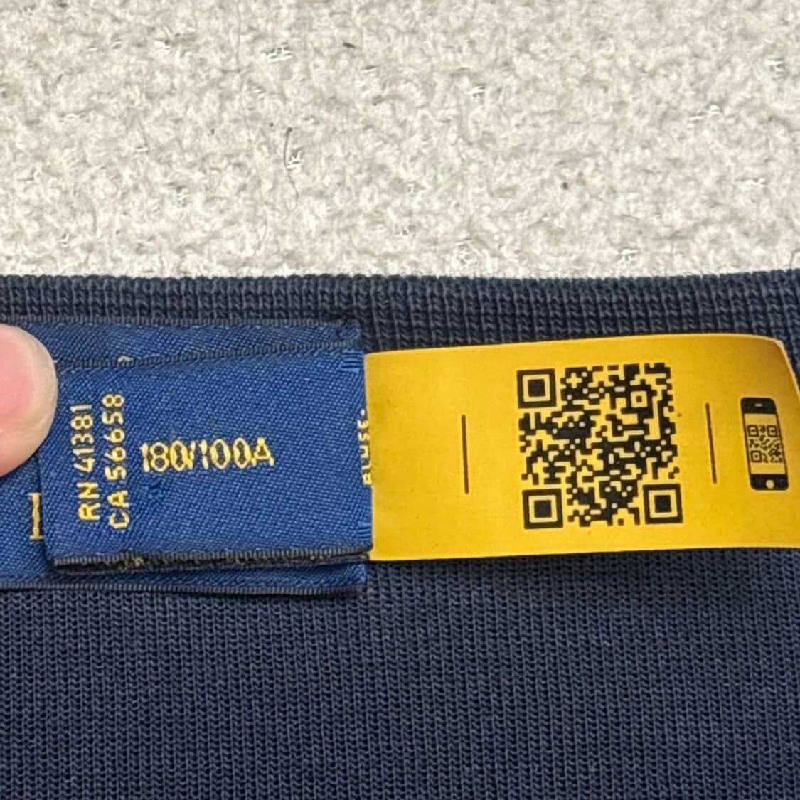 폴로랄프로렌 시그니처 포니 자수 맨투맨 네이비 L 상품이미지6