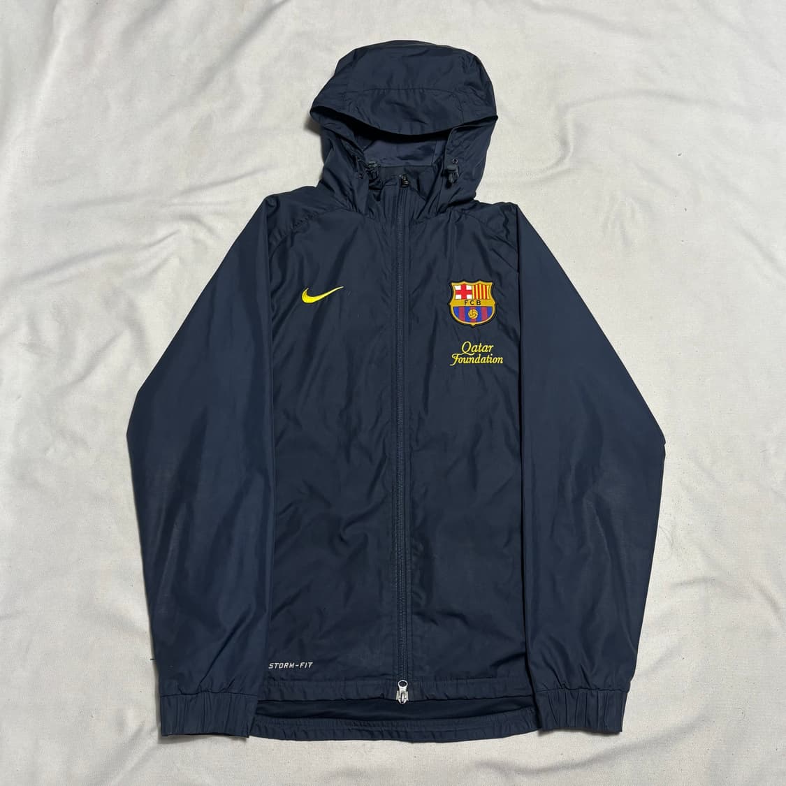 S 나이키 바르셀로나 스톰핏 네이비 후드 바람막이 상품이미지2
