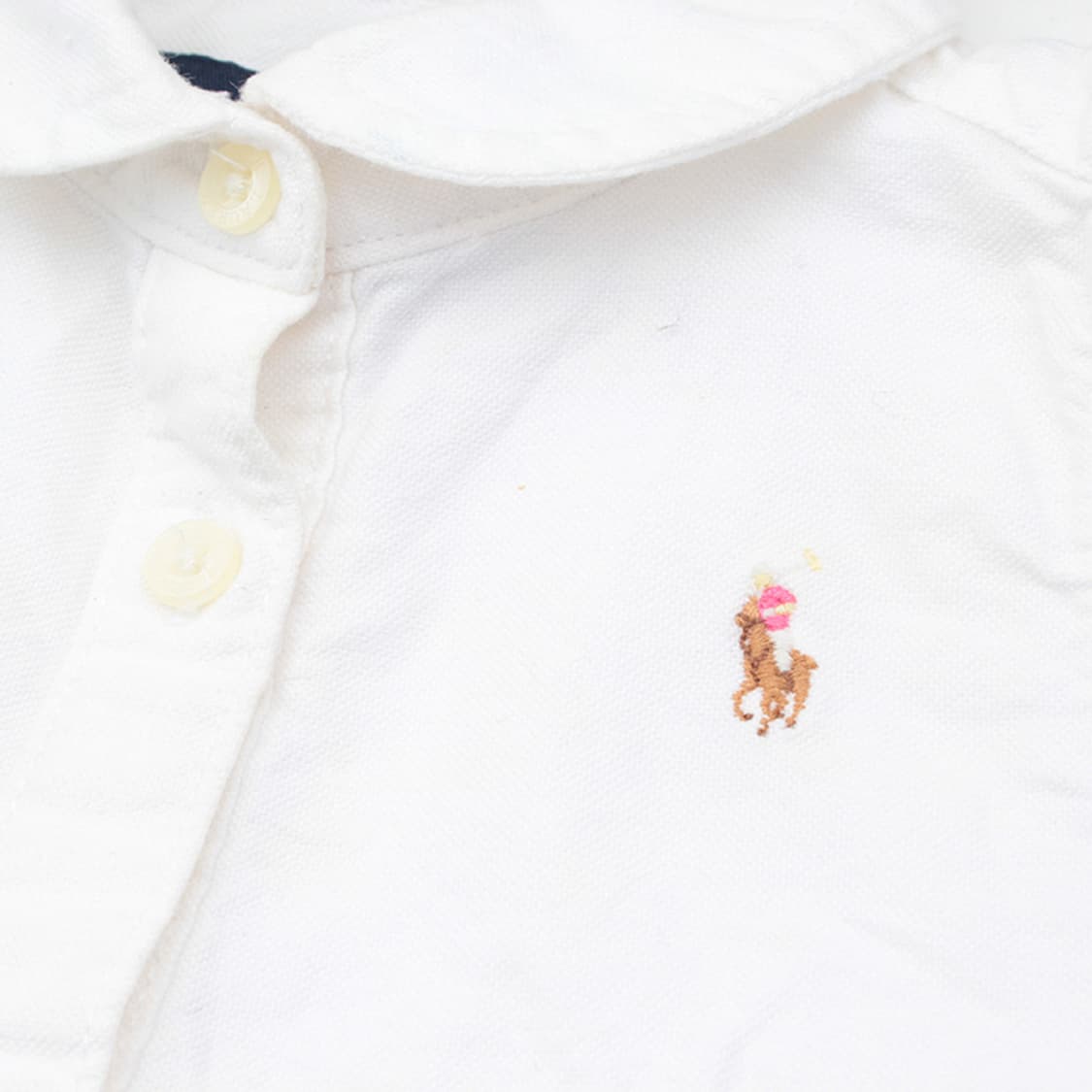 랄프로렌 키즈 화이트 나시 원피스 18개월 상품이미지4