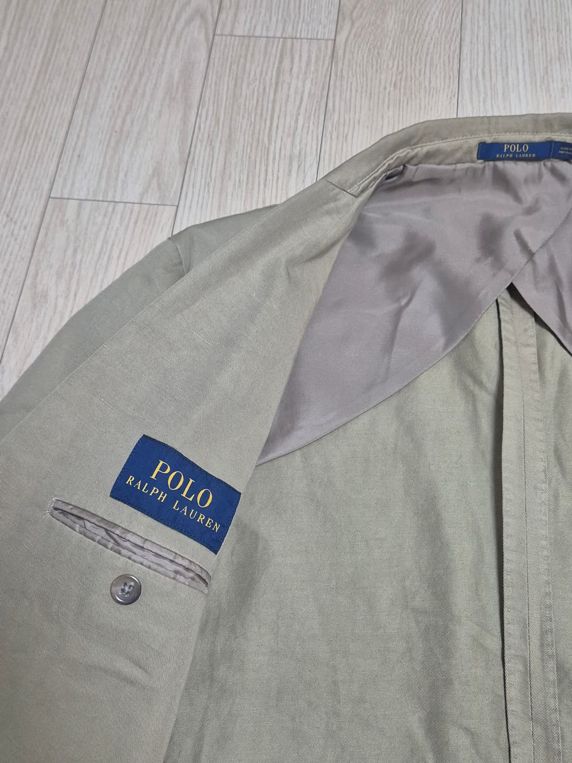 폴로 랄프로렌 베이지 코튼 자켓 상품이미지3