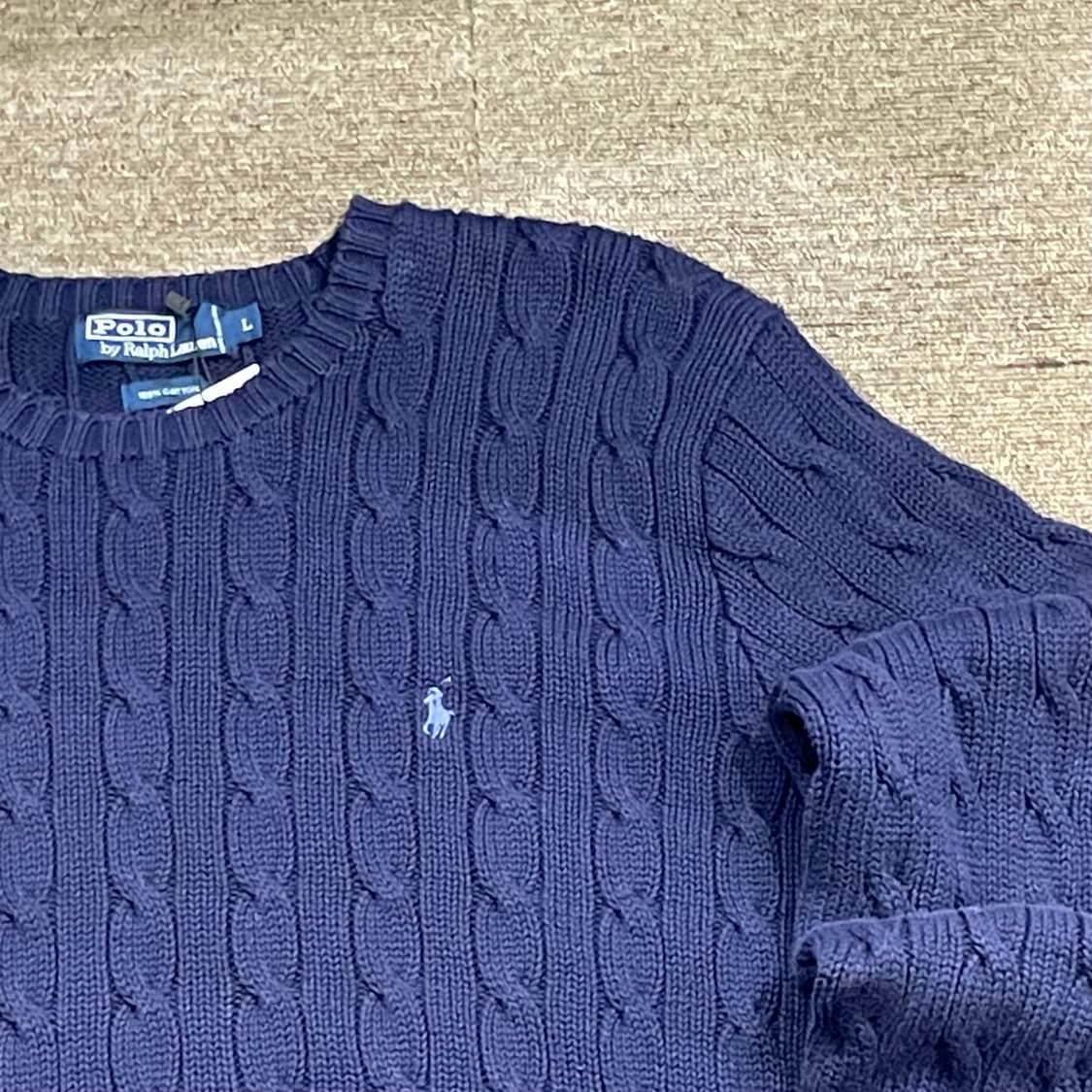 (L) POLO 폴로 랄프로렌 케이블 니트 상품이미지4
