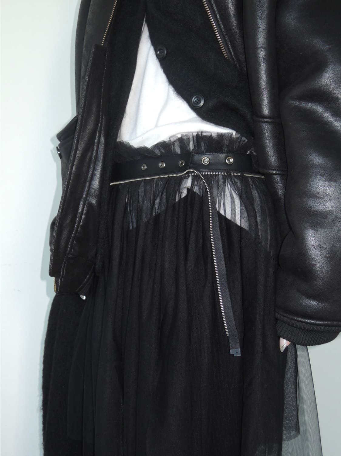 Vintage Layered belt skirt 상품이미지8