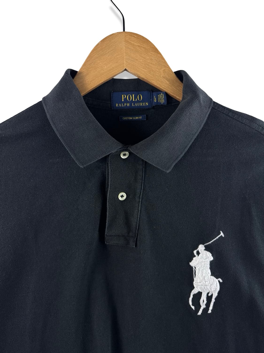 폴로랄프로렌 빅포니 블랙 긴팔 카라티2459 상품이미지3