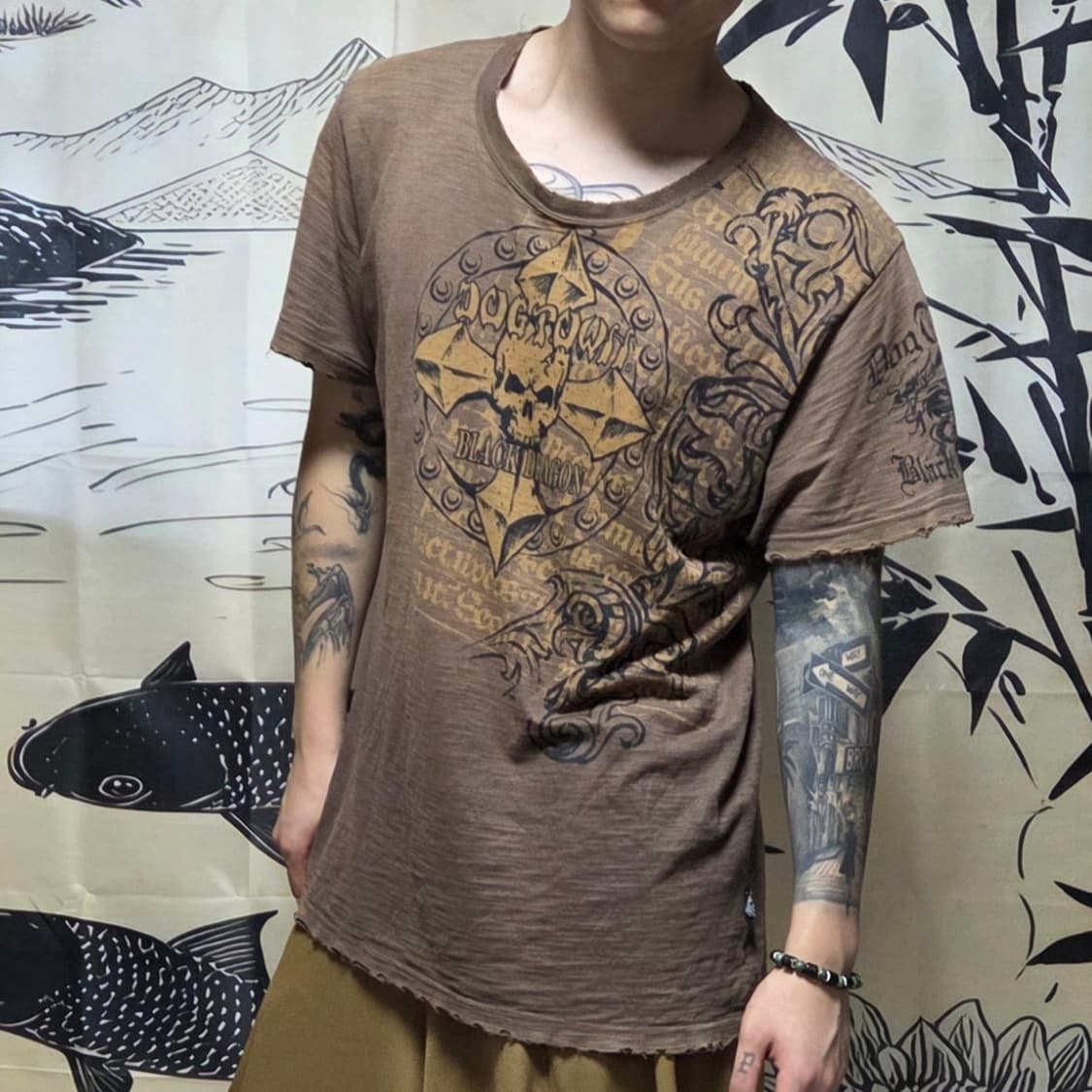독타운 그런지 오리엔탈 반팔티 상품이미지5