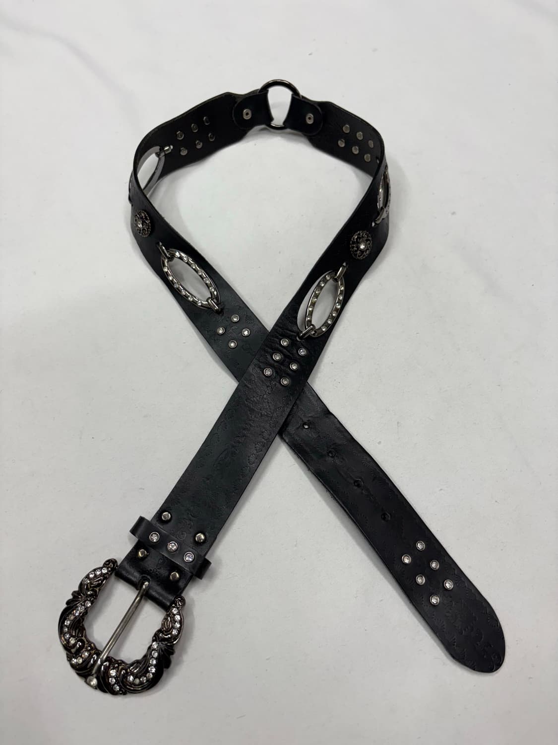 빈티지 락시크 스터드 웨스턴 버클 벨트 상품이미지3