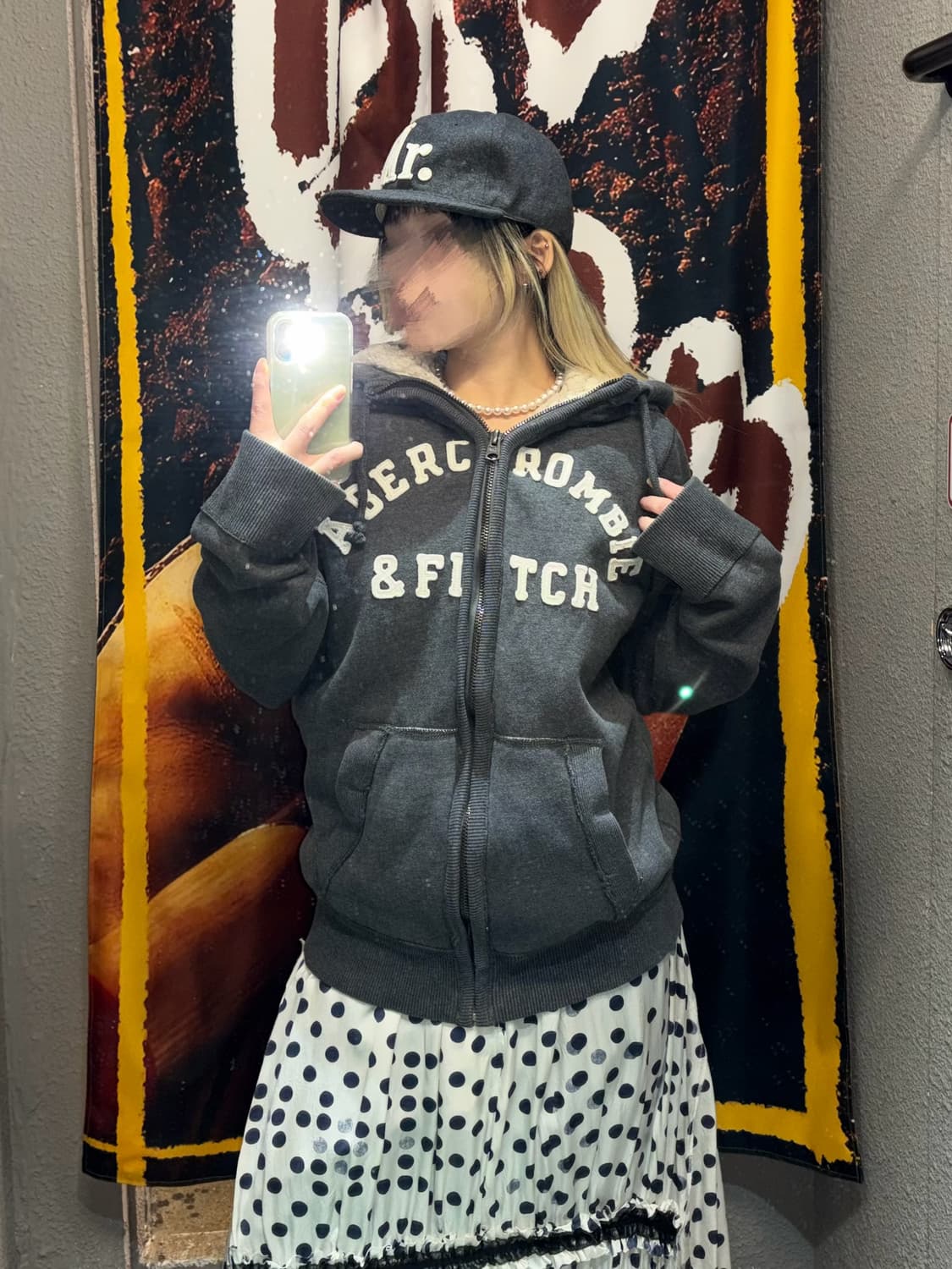 아베크롬비 양털 후드집업 상품이미지1