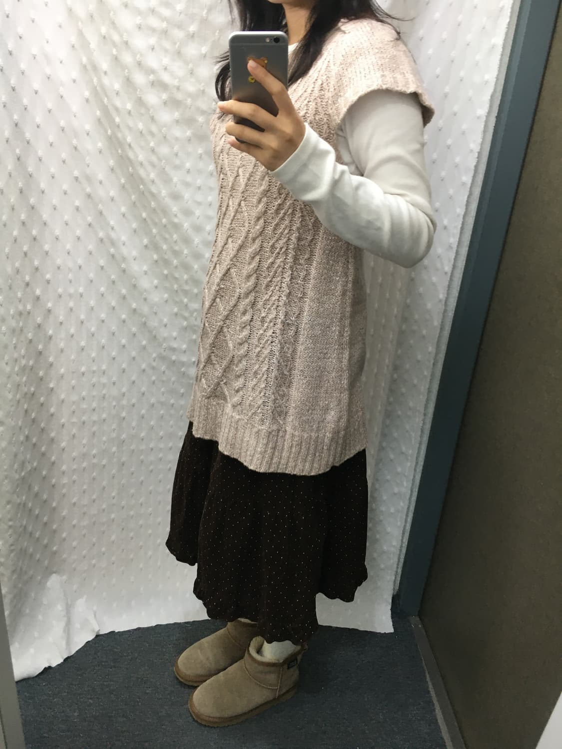 연핑크 니트 원피스  상품이미지10