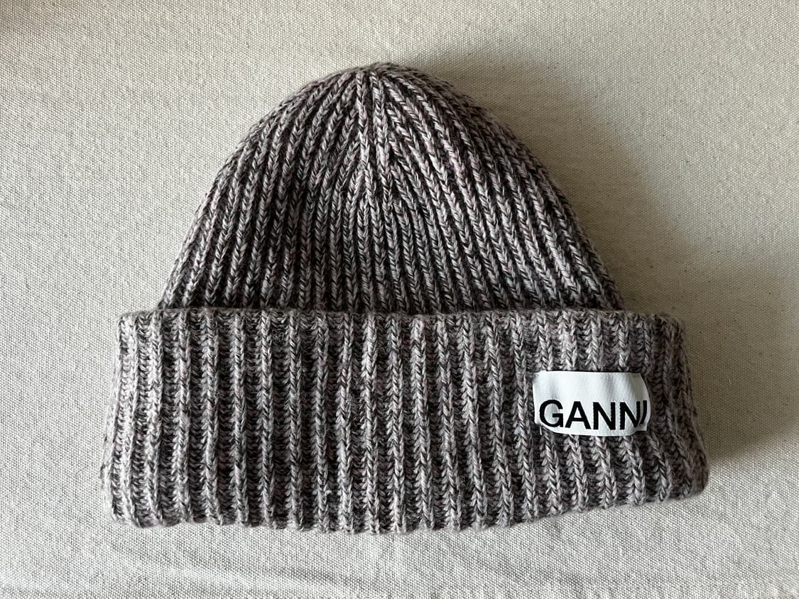 가니 오버사이즈 울 비니 라일락사쉐 상품이미지2