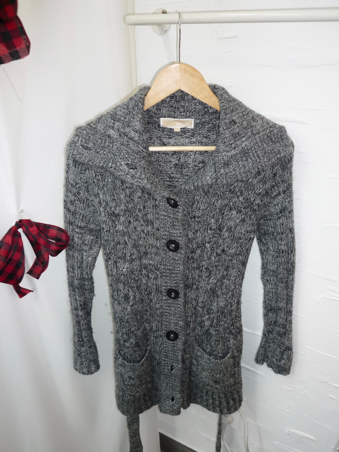 vintage grey robe cardigan 상품이미지5