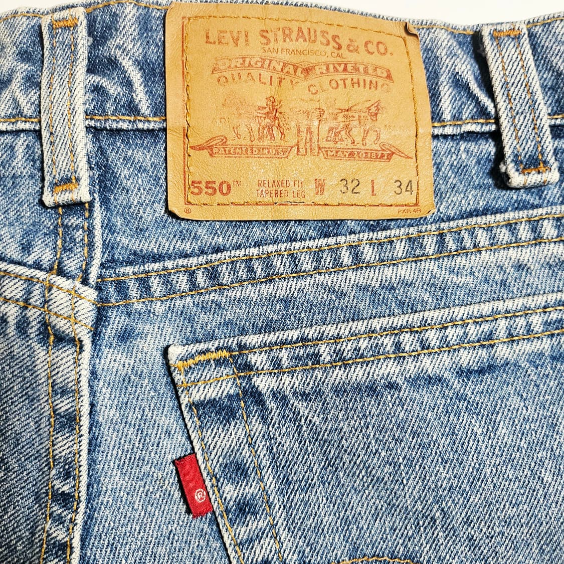 [실사30][리바이스]90's USA 550™블랭크탭 릴렉스 테이퍼드핏 상품이미지7