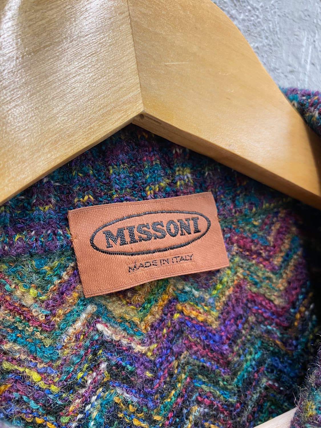 [48] 90s MISSONI 미쏘니 이태리 메이드 에스닉 울 니트 상품이미지6