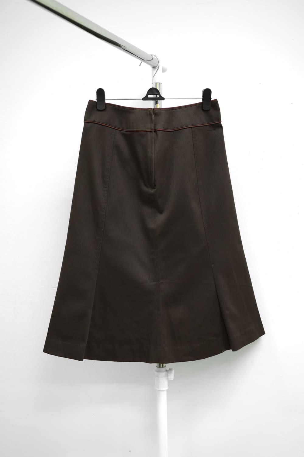 빈티지 브라운 미디 스커트 상품이미지6