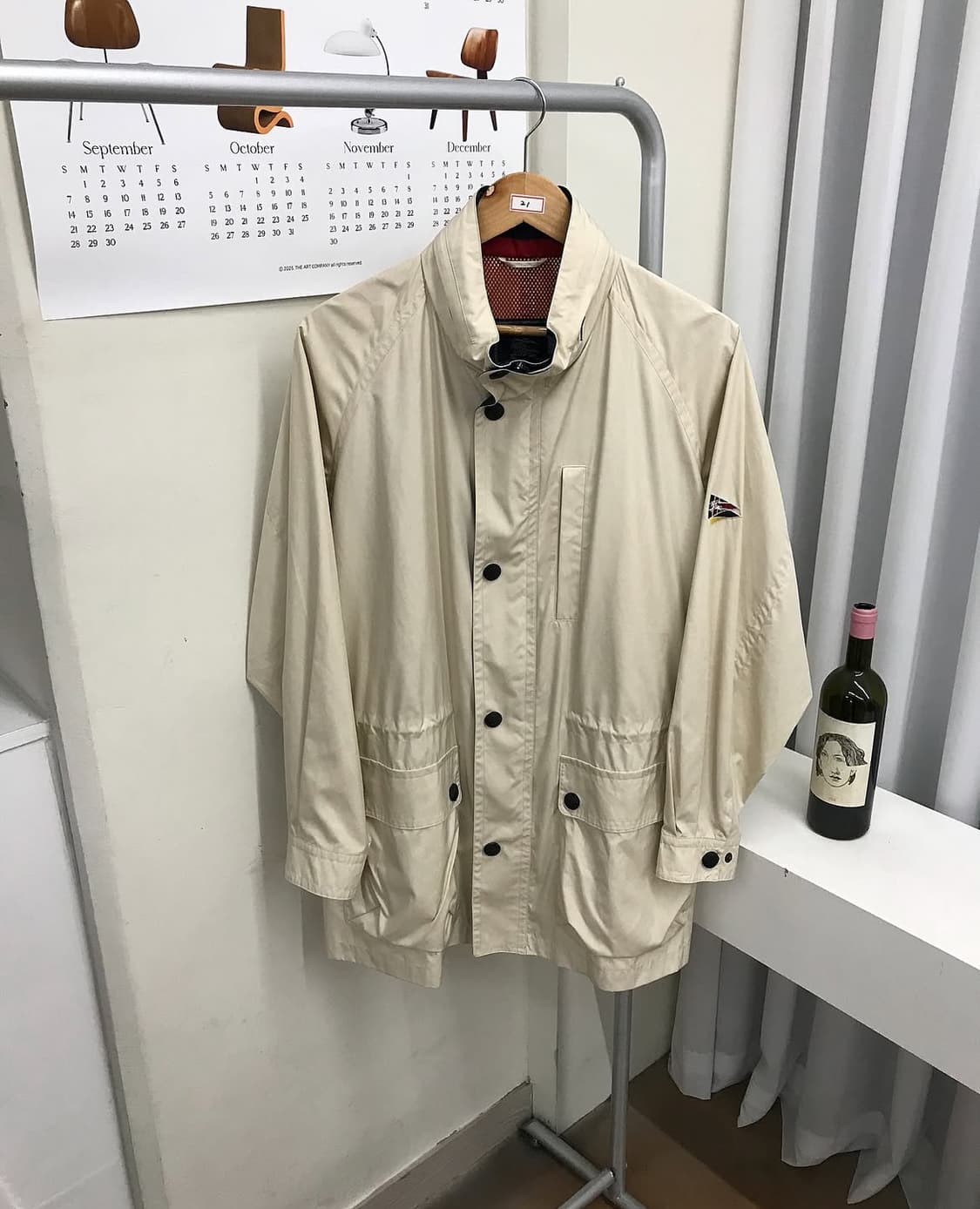 버버리 로고 사파리 롱 자켓 상품이미지1