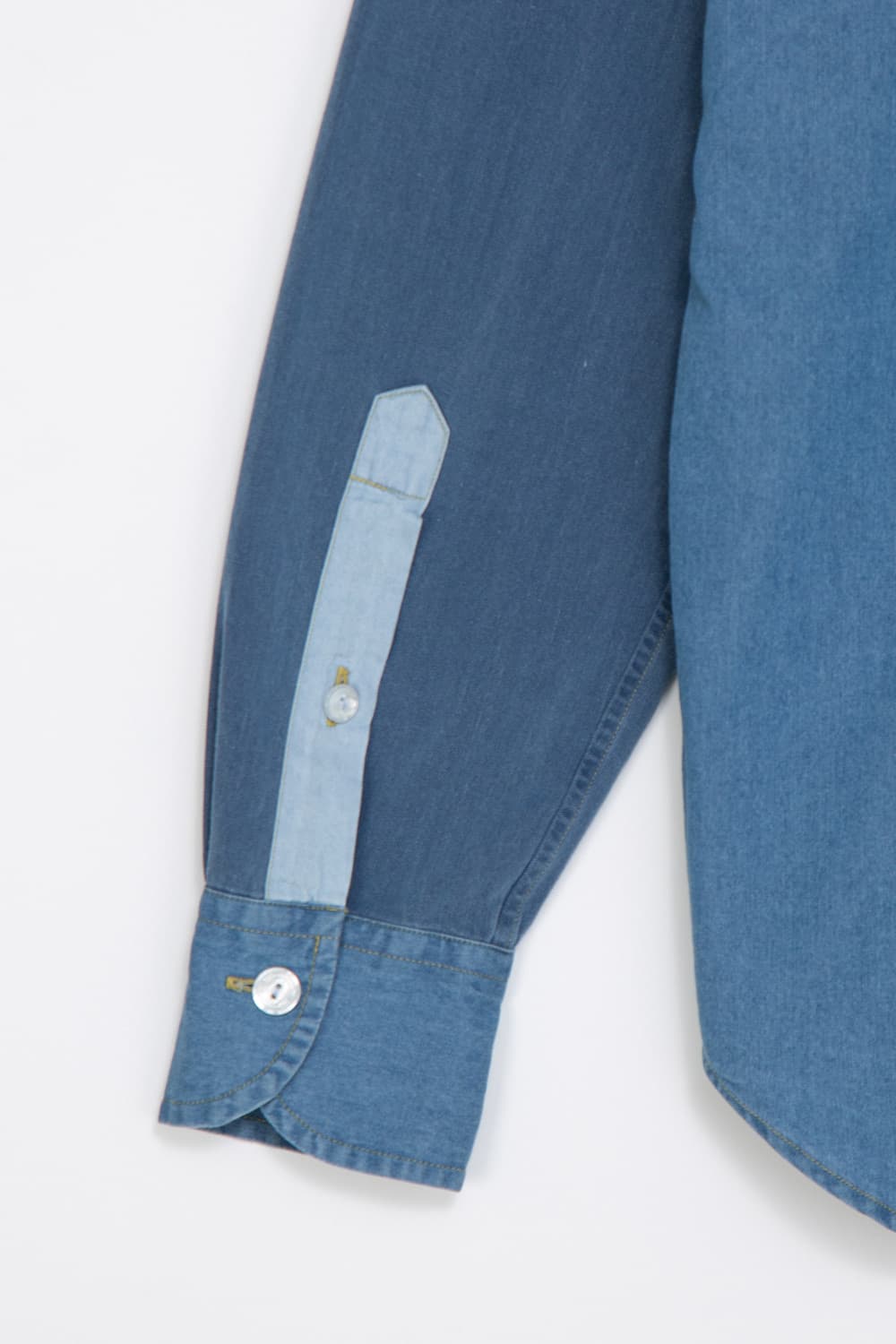 드레익스 패치워크 투 포켓 데님 워크 셔츠 S사이즈 상품이미지7