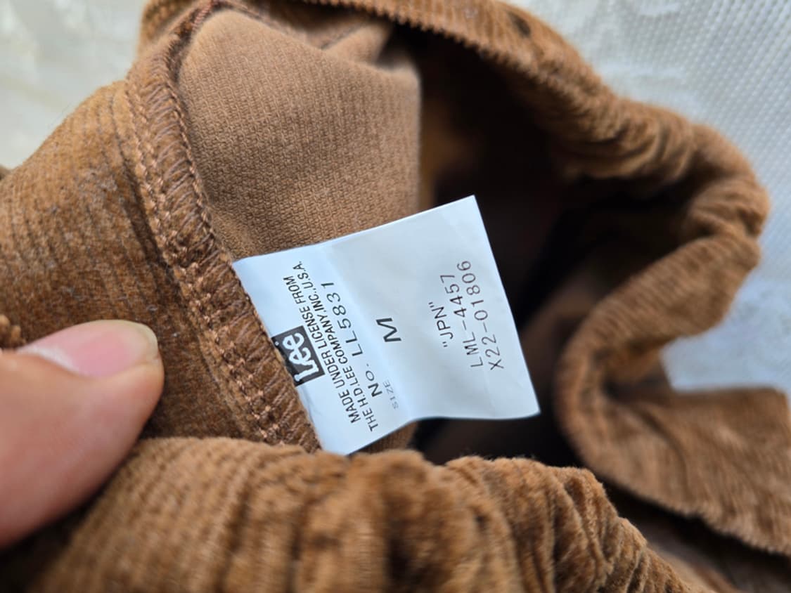 일본판 lee 코듀로이 팬츠 상품이미지7