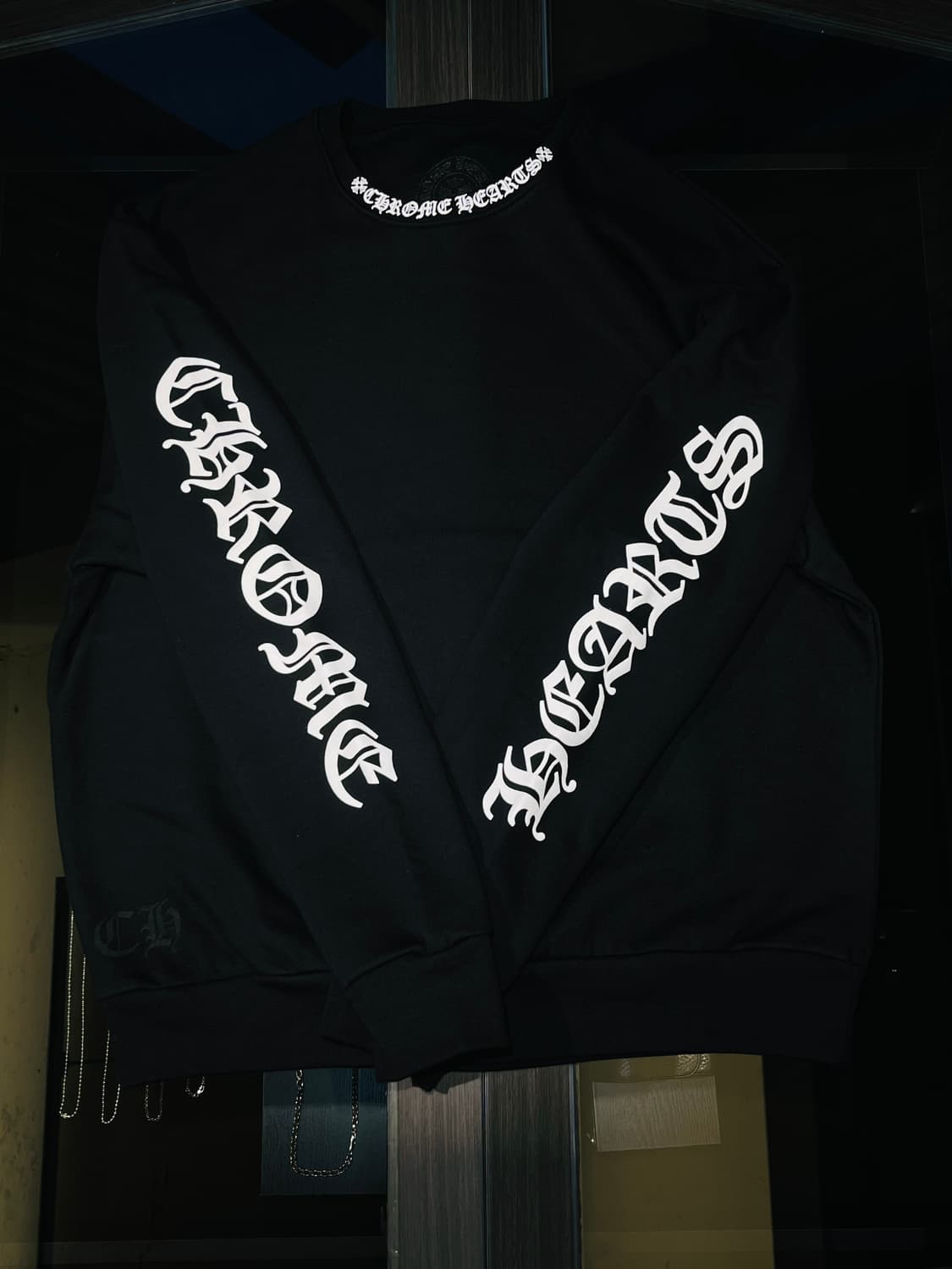 크롬하츠 넥로고 스웻 티셔츠 XL 상품이미지1