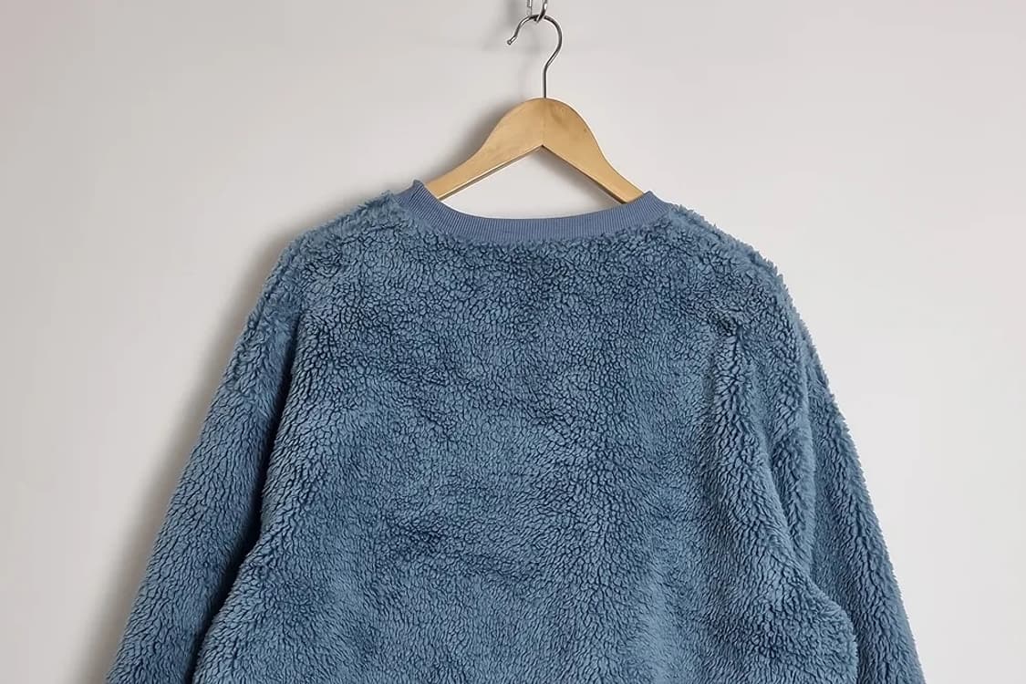 VOLCAN&APHRODITE M&M's 블루 캐릭터 보아 후리스 맨투맨 상품이미지5