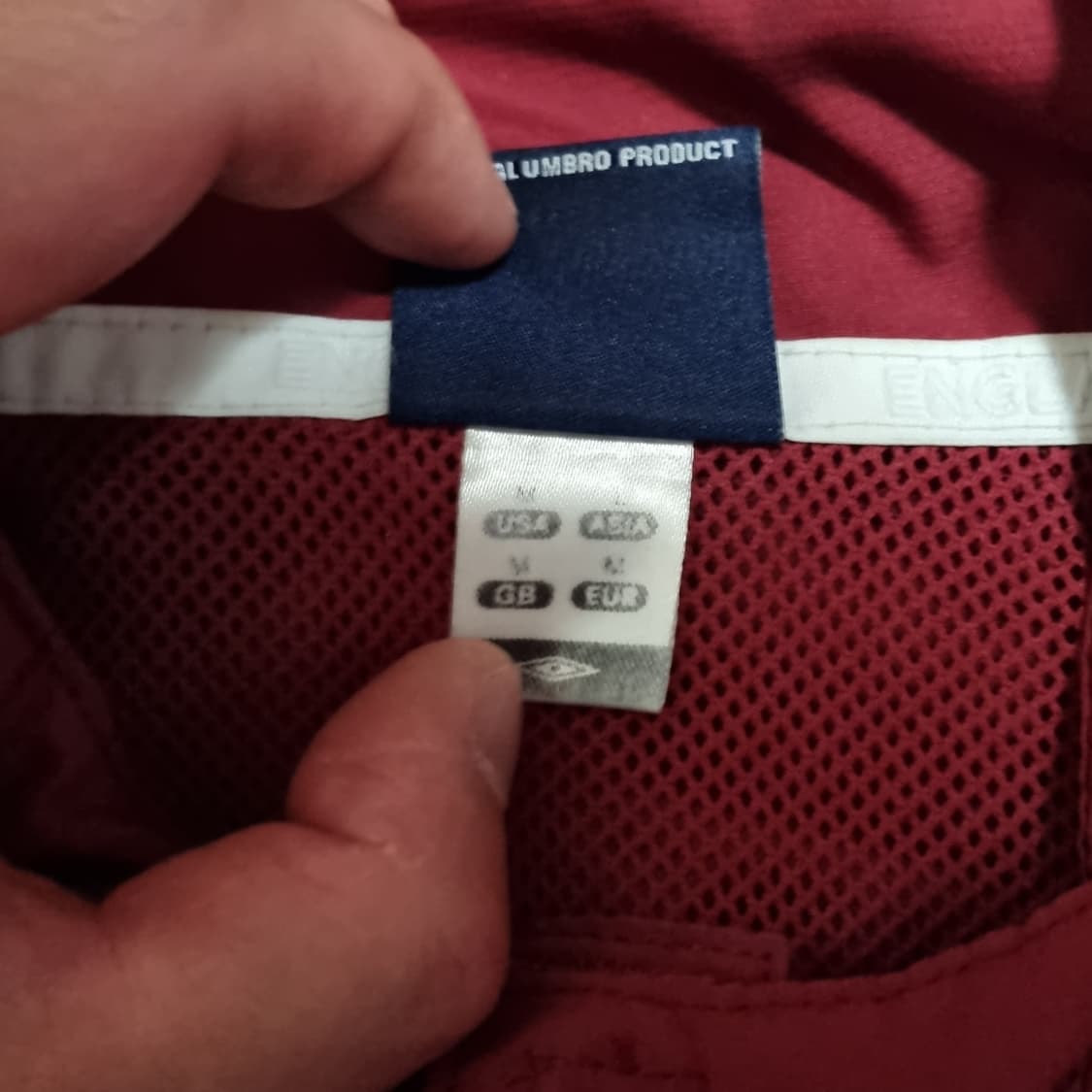 엄브로 2010 잉글랜드 국대 바람막이 L~XL 빈티지 레인자켓 축구
 상품이미지6