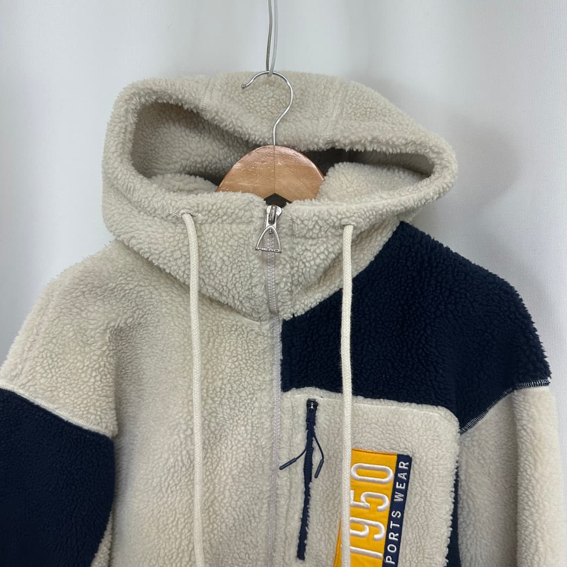   헤드 공용 뽀글이 도톰한 후드집업 자켓 S 상품이미지10