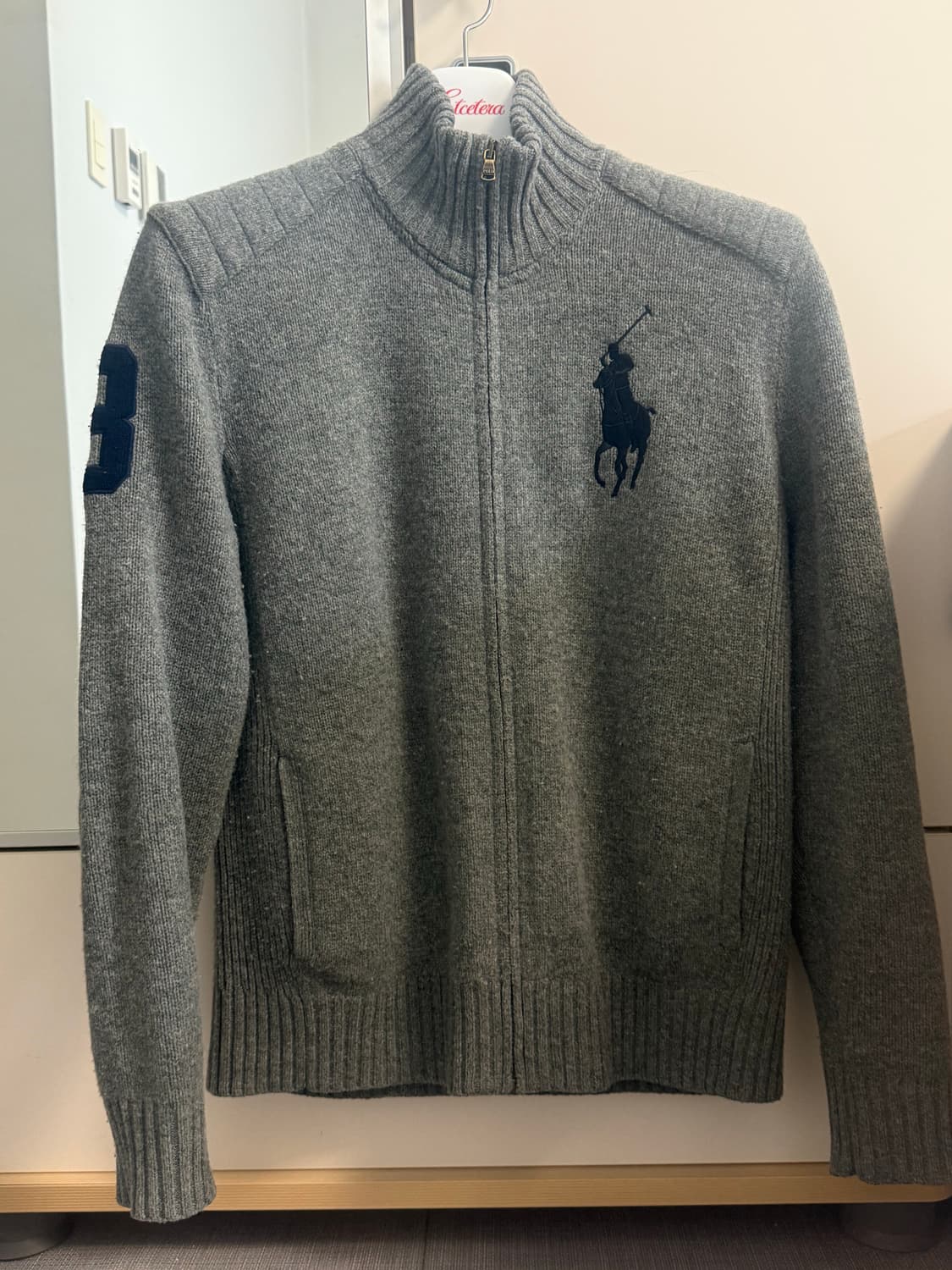 폴로 빅포니 니트집업(M) 상품이미지1