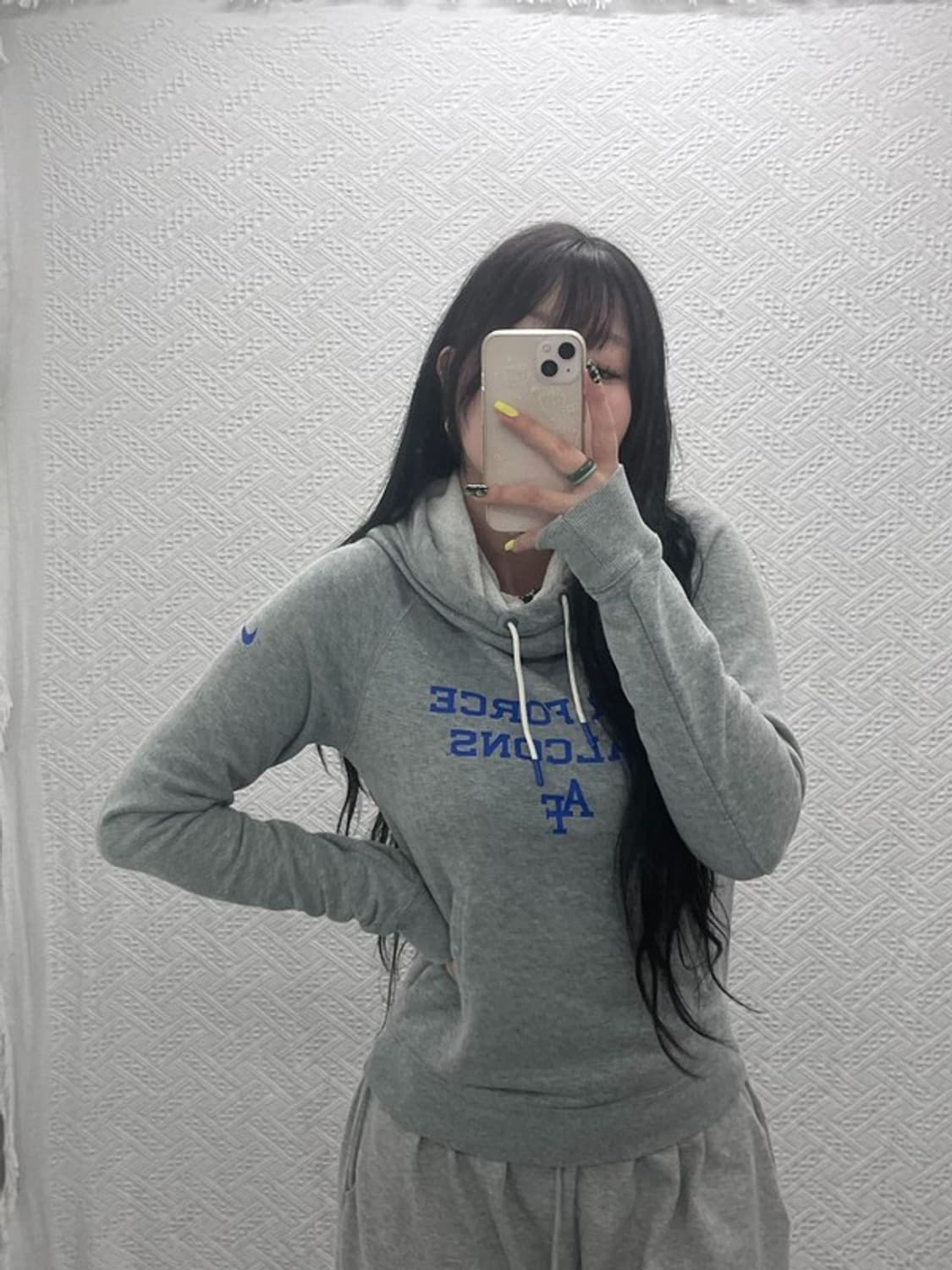 나이키 에어포스 올드스쿨 빈티지 터틀넥 후드티 85 C07519 상품이미지1