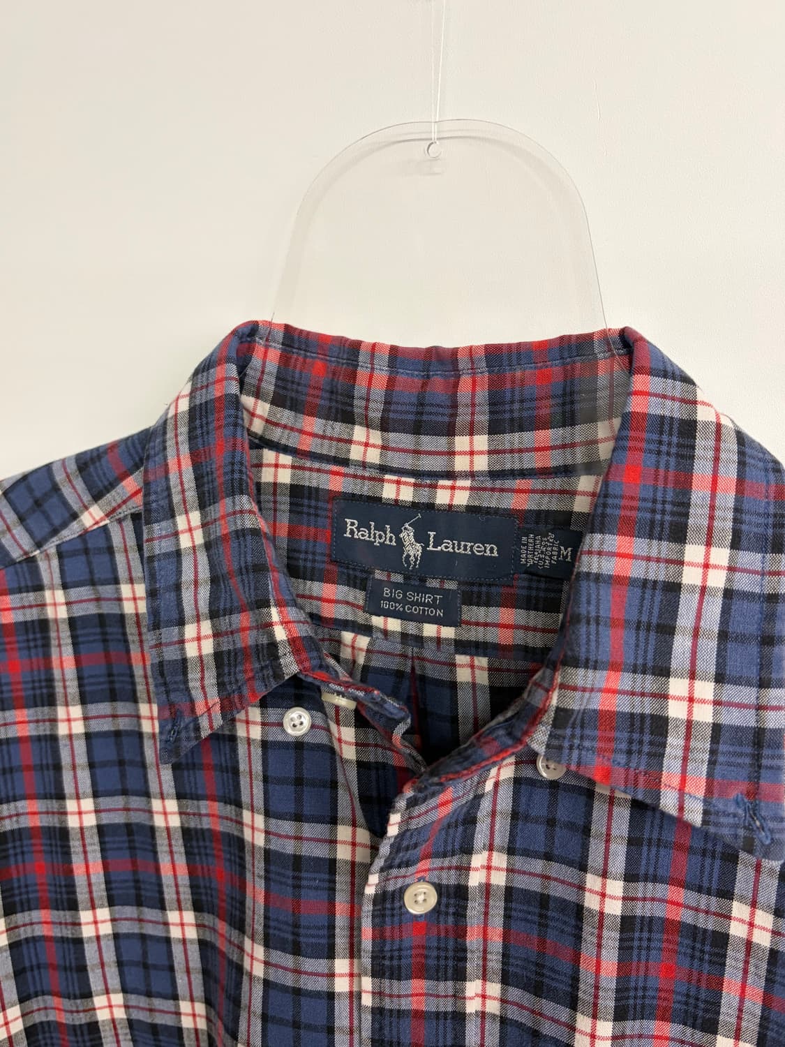 90s 폴로 랄프로렌 빅셔츠 M 상품이미지2