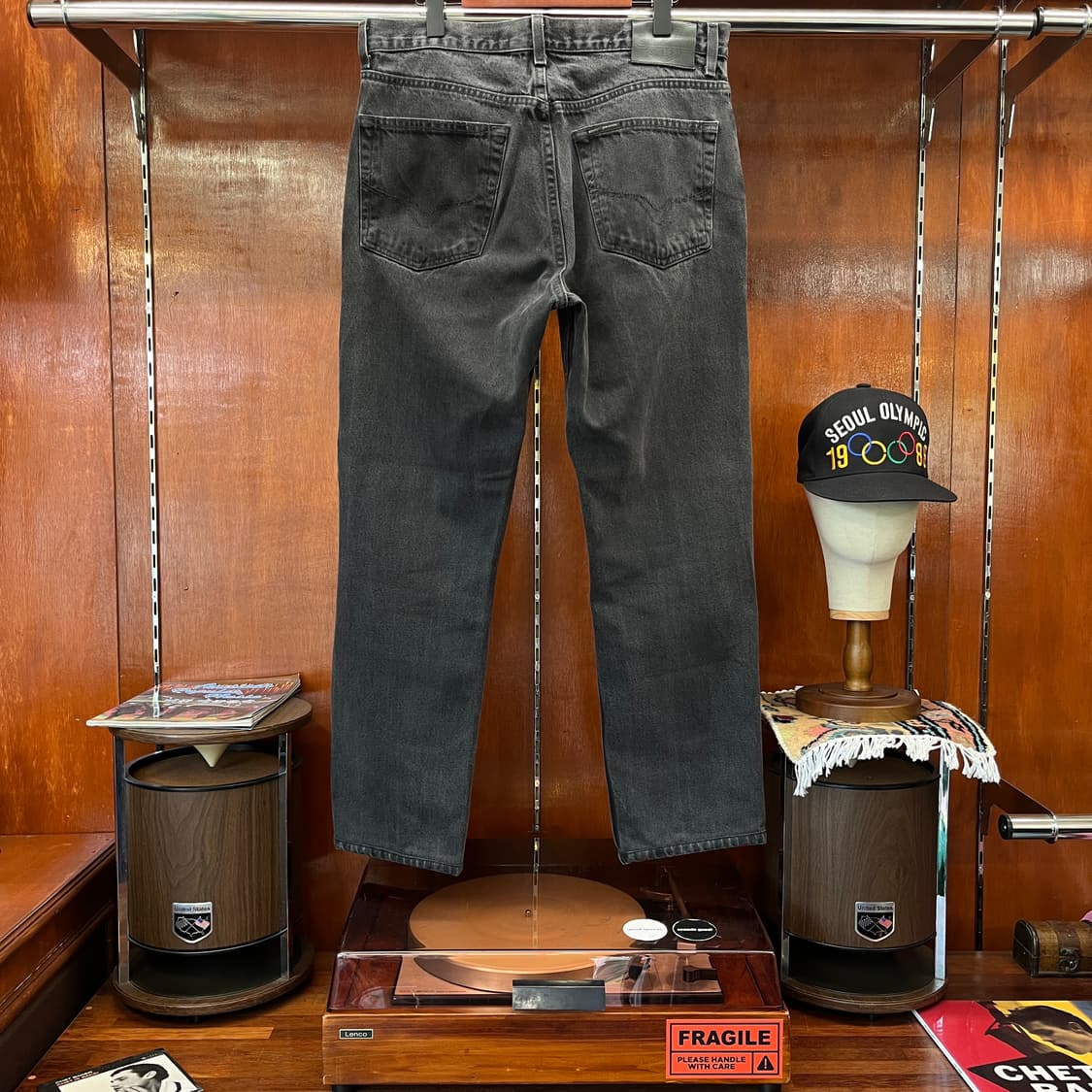 할리데이비슨 흑청 데님팬츠  [ 35 ] 상품이미지5