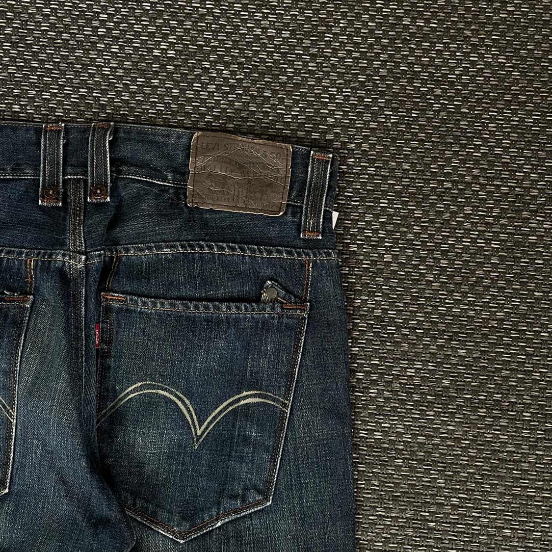 (30) 리바이스 00s 스트레이트핏 진청 데님팬츠 상품이미지6