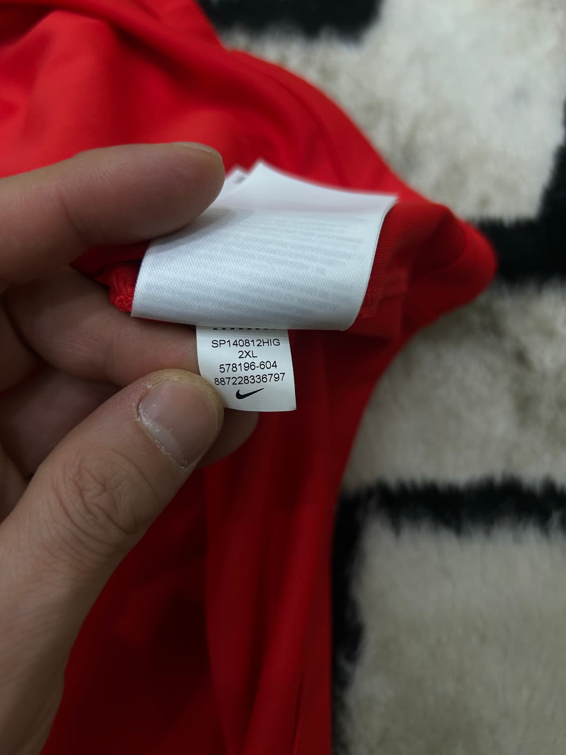 [2XL]나이키 14-16 국가대표 반팔 유니폼/싸인 상품이미지5