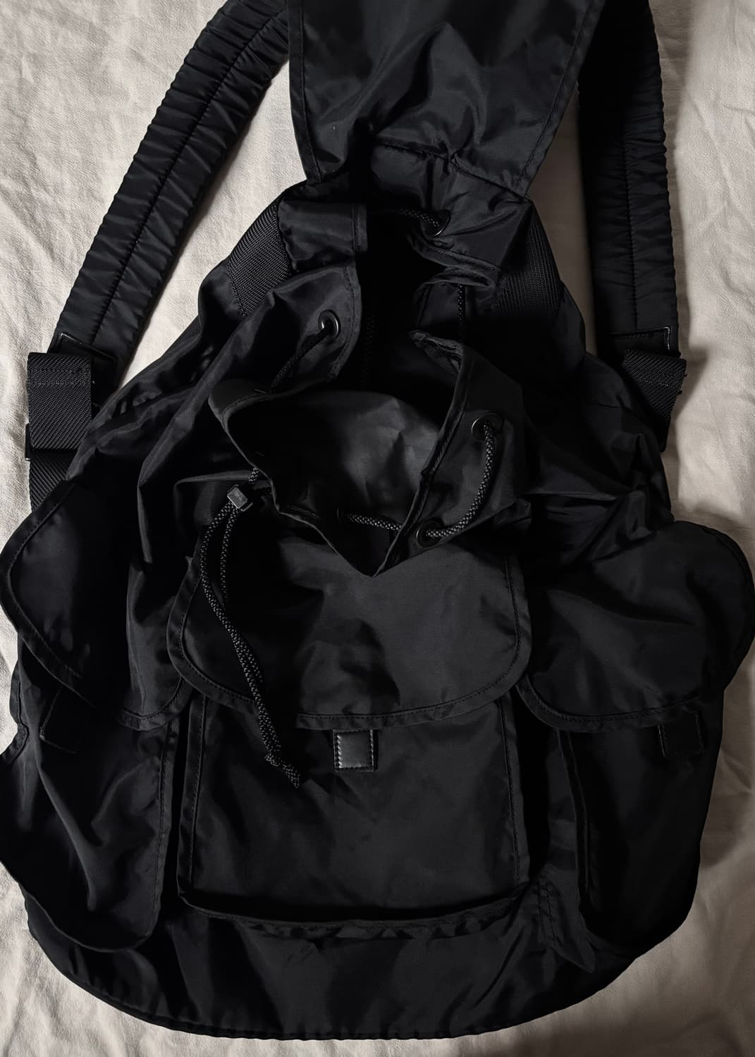 요지야마모토 나일론 레더 백 상품이미지4