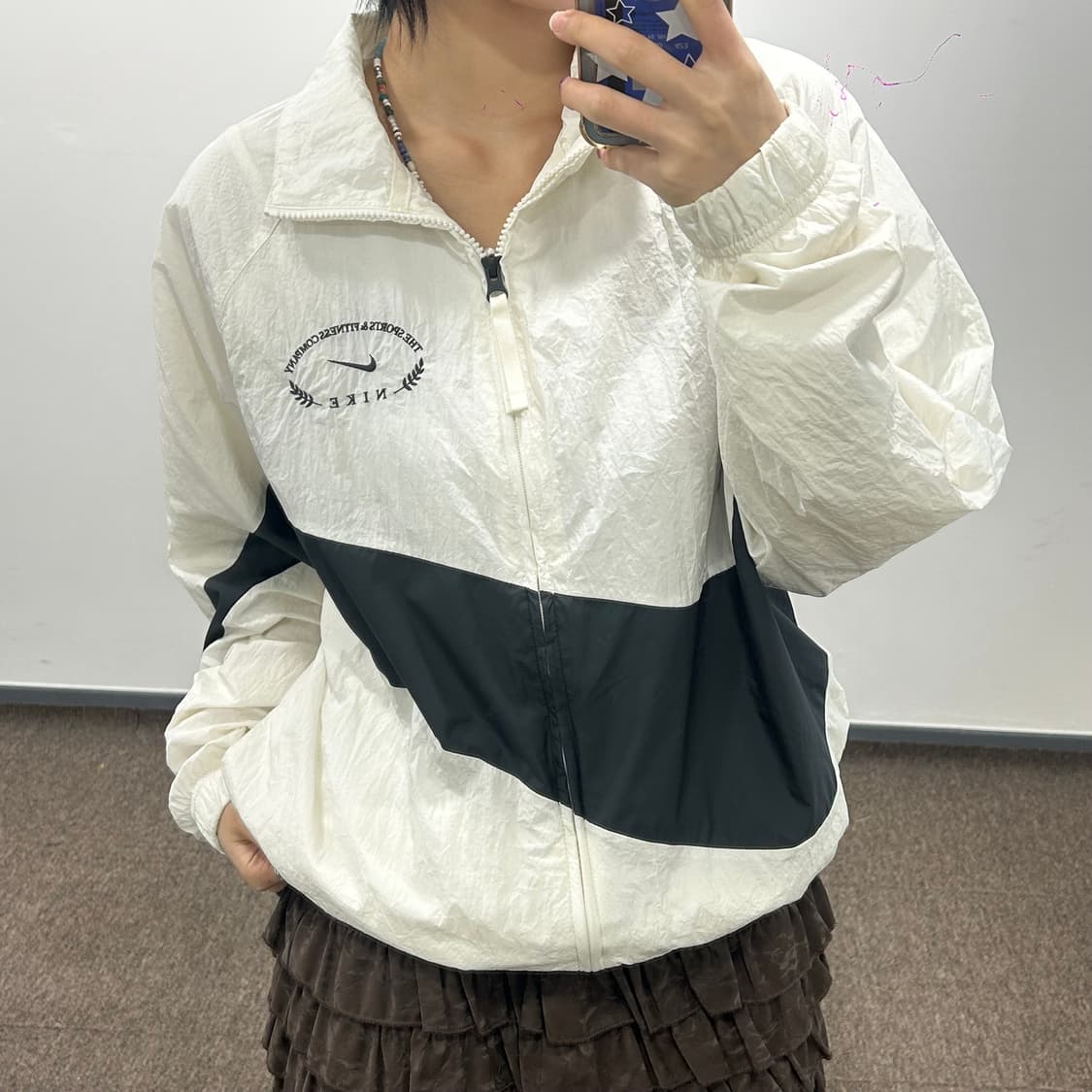 Nike 나이키 빅스우시 아이보리 바람막이 상품이미지2