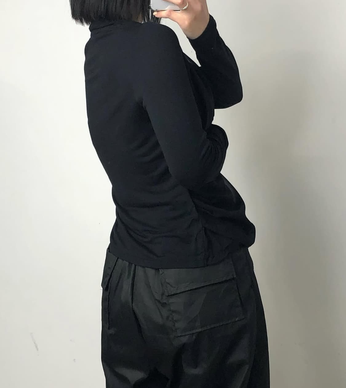 black layered detail top 상품이미지7