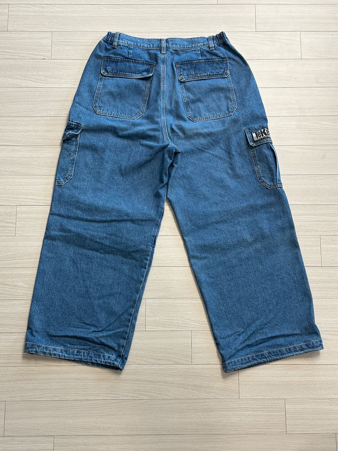 테켓 teket 위캔드 카고 데님팬츠 / 블루, L 상품이미지3