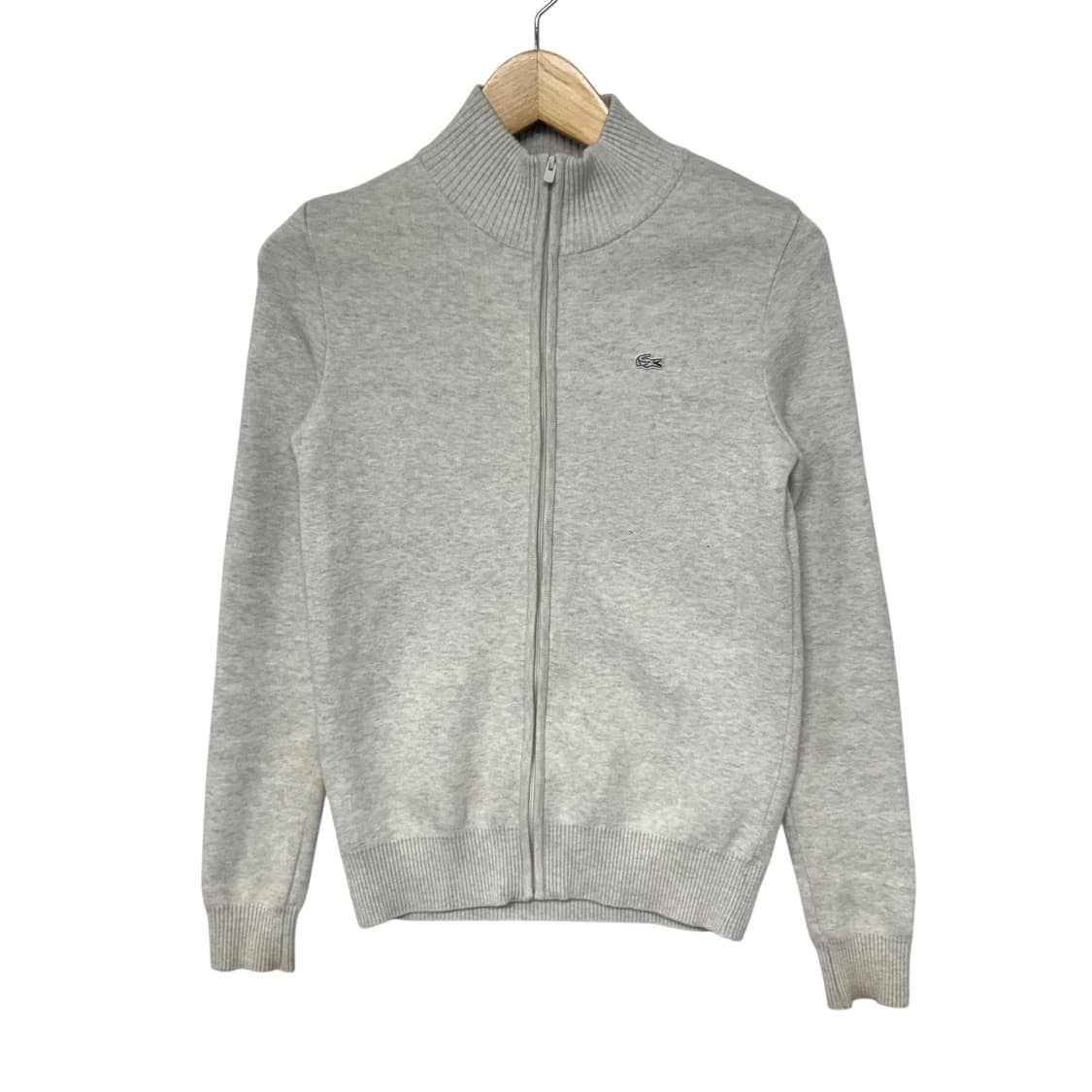 라코스테 로고 스웻 집업 상품이미지1