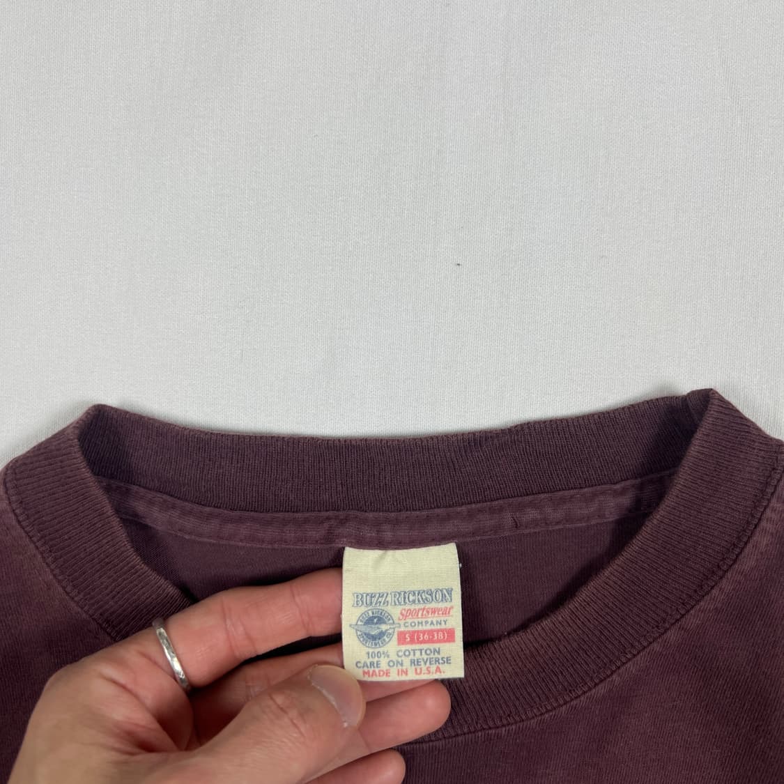 버즈릭슨 buzz rickson 프린트 반팔티 상품이미지5