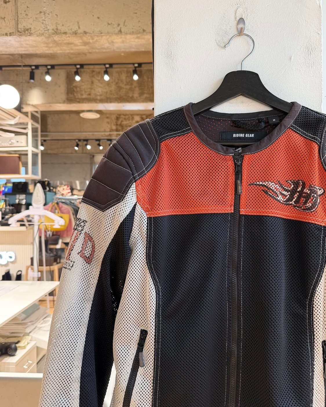 할리데이비슨 컬러블록 메쉬 라이더 자켓  상품이미지3