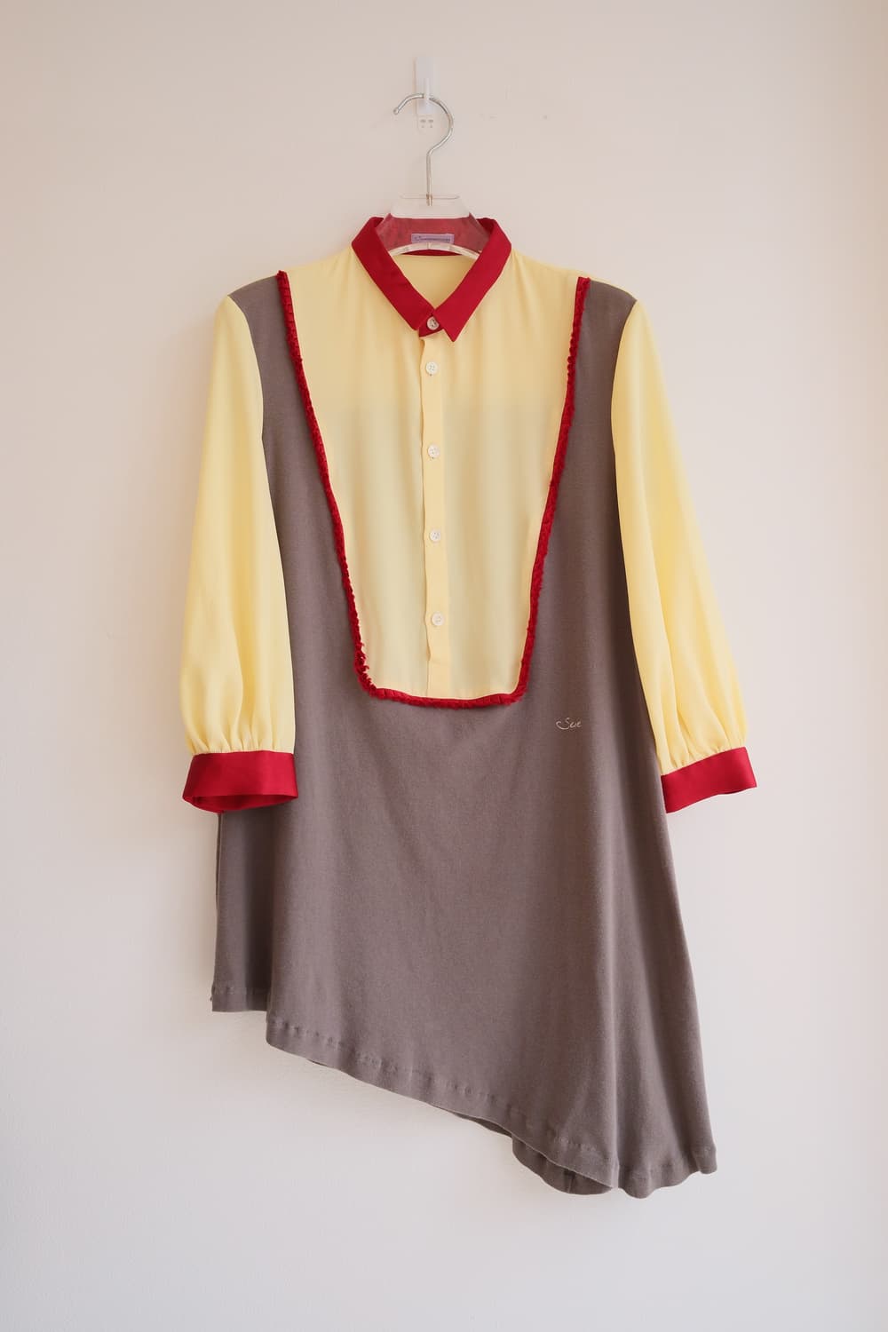 Unbalanced frill shirt  상품이미지5