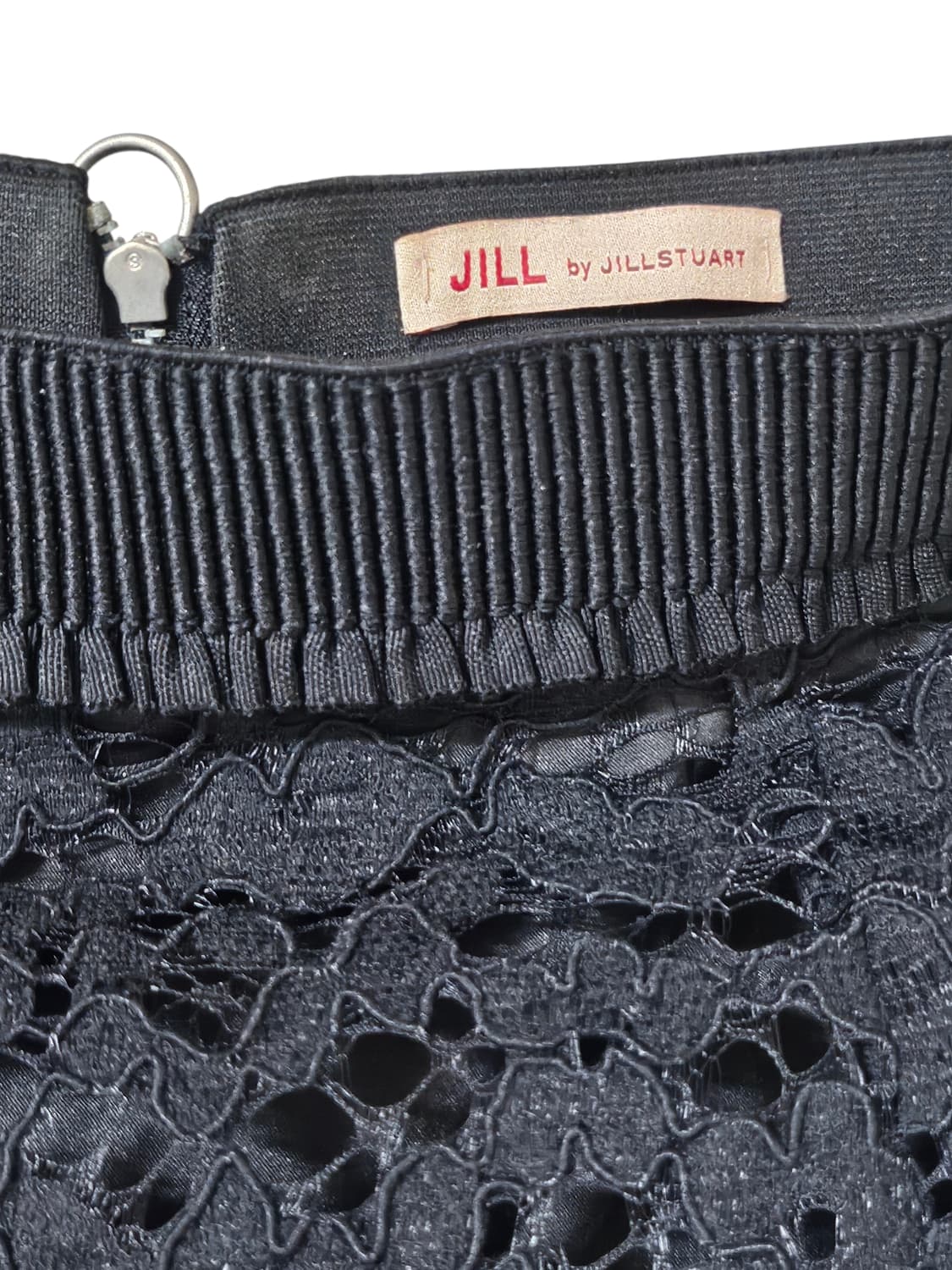 질바이질스튜어트 레이스 H라인 스커트 S 블랙 | 투웨이 지퍼 단정핏 상품이미지4