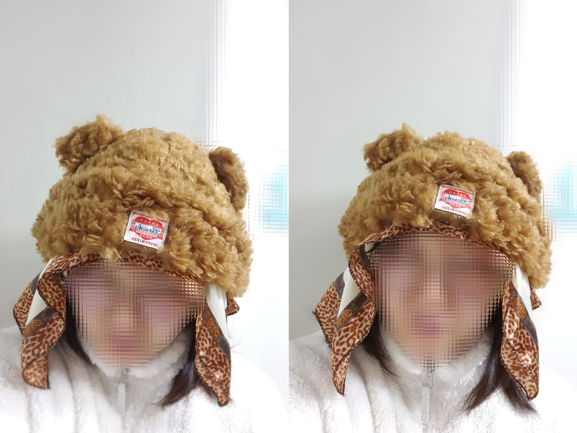 브라운 basicks 베이식스 베어 비니 뽀글이 곰돌이 벙거지 모자  상품이미지9