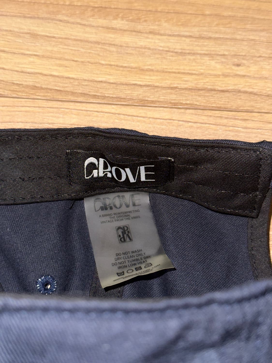 그로브(GROVE) 클래식 볼캡 네이비 OS 상품이미지4